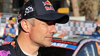 Le pilote français Sébastien Loeb, vainqueur du rallye de Monte-Carlo, le 23/01/2022