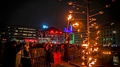 Escenas de la ceremonia de inauguración del programa de Capital Cultural Europea 2022 en Kaunas