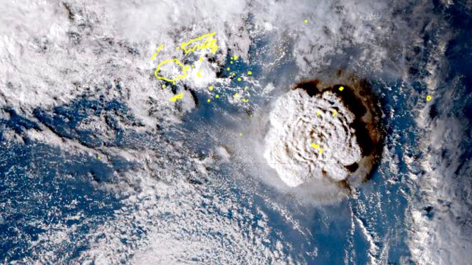 Tonga Volcano Eruption