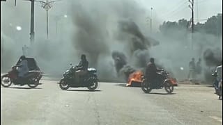 Tumultos na capital do país