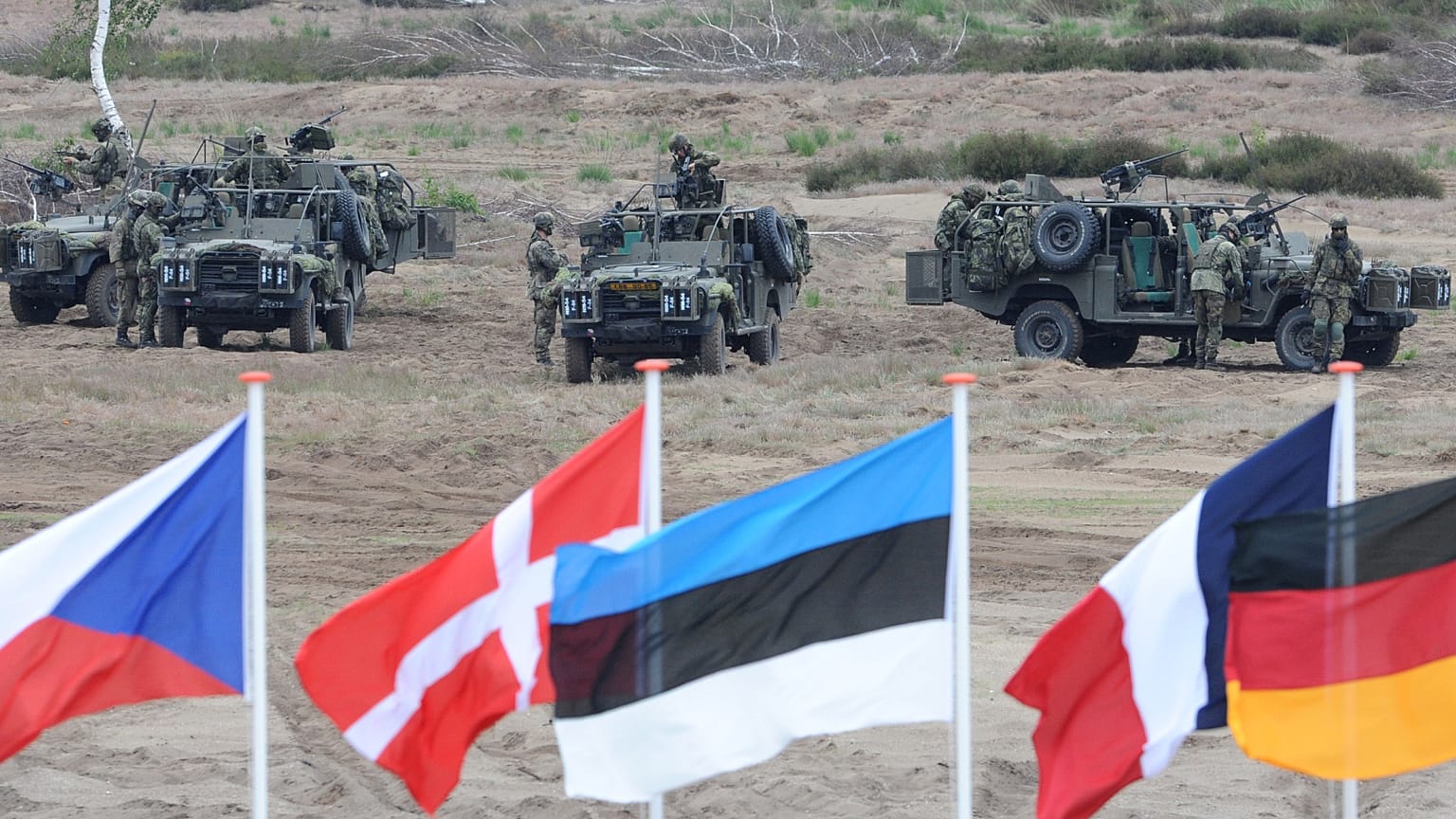 NATO birliklerinin Doğu Avrupa'daki bir askeri tatbikatı (Polonya/Arşiv) 