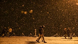 Fuertes nevadas azotan Grecia