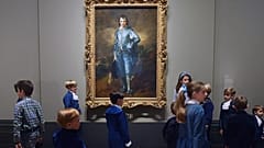 The Blue Boy is on show at London's National Gallery for the first time in a century