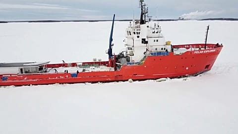 Touristenattraktion: Mit dem Eisbrecher durch die Ostsee