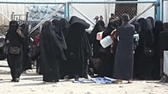 Lager Al Hol für mutmaßliche IS-Dschihadisten aus Europa in Syrien 2019