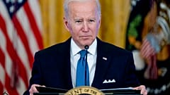 El presidente de Estados Unidos, Joe biden, en una rueda de prensa