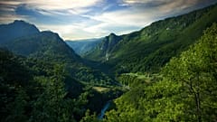 The depths of the Durmitor National Park in Montenegro could satisfy your sense of adventure. 