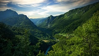 The depths of the Durmitor National Park in Montenegro could satisfy your sense of adventure.