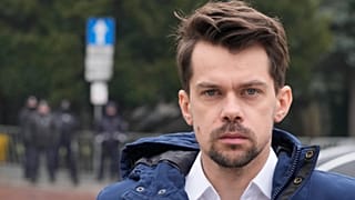 Michal Kolodziejczak, a farmer and agrarian movement leader, poses for a photo in Warsaw, Poland, on Jan. 25, 2022. 
