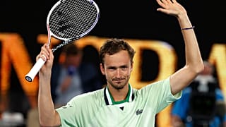 Daniil Medwedew in Siegerpose nach seinem Viertelfinal-Erfolg über Felix Auger-Aliassime