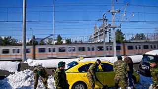 Χιονόπτωση στην Αττική, φωτογραφία Αρχείου