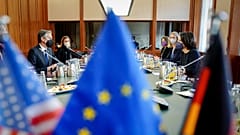 Annalena Baerbock, Foreign Minister of Germany, and her counterpart from the United States, Antony Blinken meet for bilateral talks at the Federal Foreign Office in Berlin