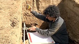Mitarbeiter der Forschungsgruppe im Côa-Tal