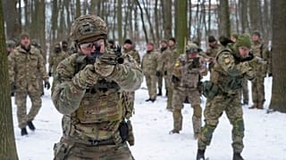 Members of Ukraine's Territorial Defense Forces
