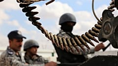قوات أردنية عند الحدود السورية 