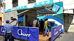 El sistema conocido como Chivo permite operar en bitcóins en cajeros automáticos