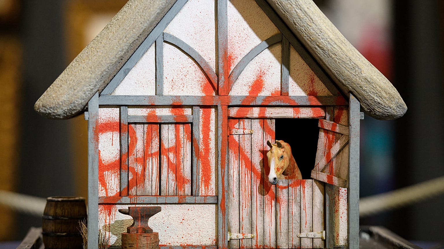 The work, which was discovered in Merrivale Model Village, was anticipated to fetch a high price at auction
