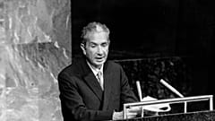 Aldo Moro pictured during the United Nations General Assembly in New York City in October 1973.