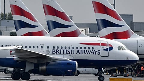 British Airways planes.