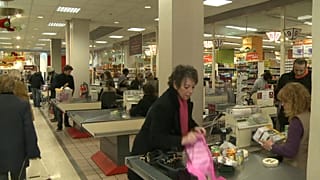 Un supermercado en Francia.