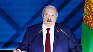 Lukashenko durante o discurso do estado da nação em Minsk