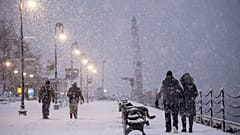 Boston'da yoğun kar yağışı