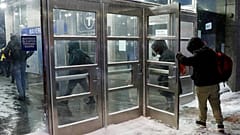 Schneesturm in Boston im US-Bundesstaat Massechusetts