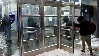 Schneesturm in Boston im US-Bundesstaat Massechusetts