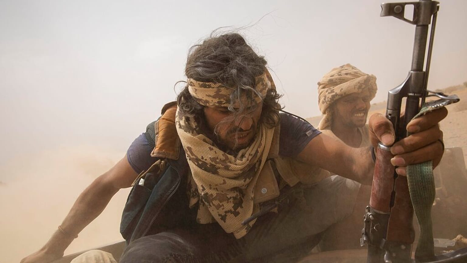 Suudi Arabistan'ın desteklediği Yemenli savaşçılar