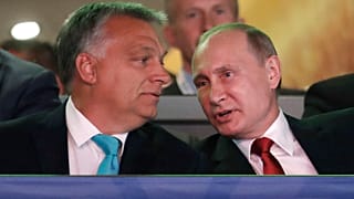 Orbán Viktor és Vlagyimir Putyin egy korábbi felvételen, 2017-ben