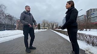 Кадр из репортажа