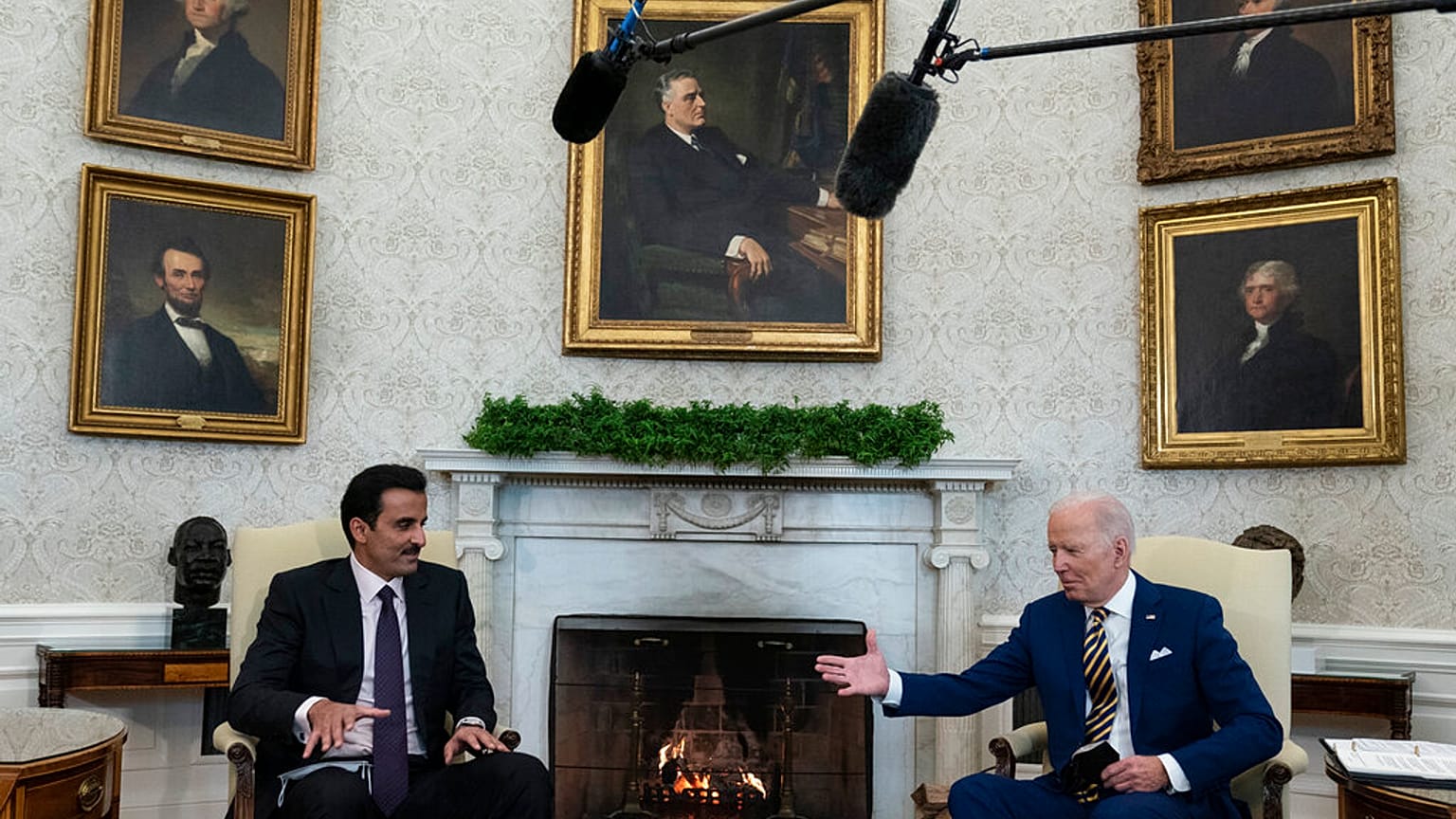 ABD Başkanı Biden, Katar Emiri Şeyh Temim bin Hamed Al Sani ile görüştü