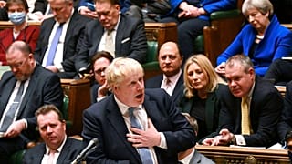 Le Premier ministre britannique, Boris Johnson, à la Chambre des Communes - Londres, le 31/01/2022
