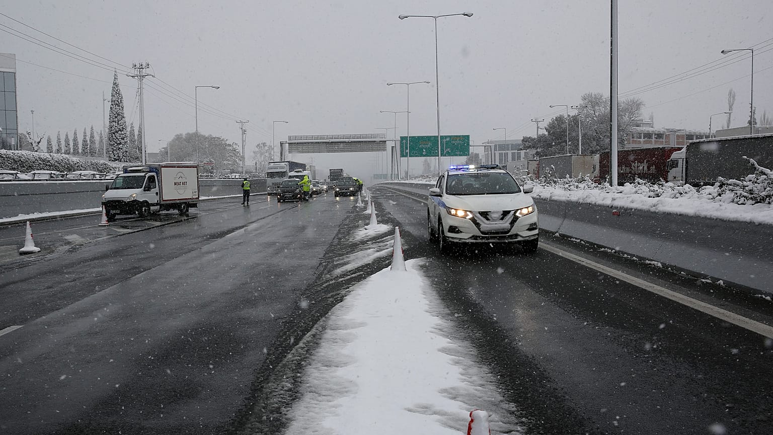 Η Αττική Οδός στις 24/1/2022