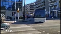 Διαμαρτυρία τουριστικών λεωφορείων