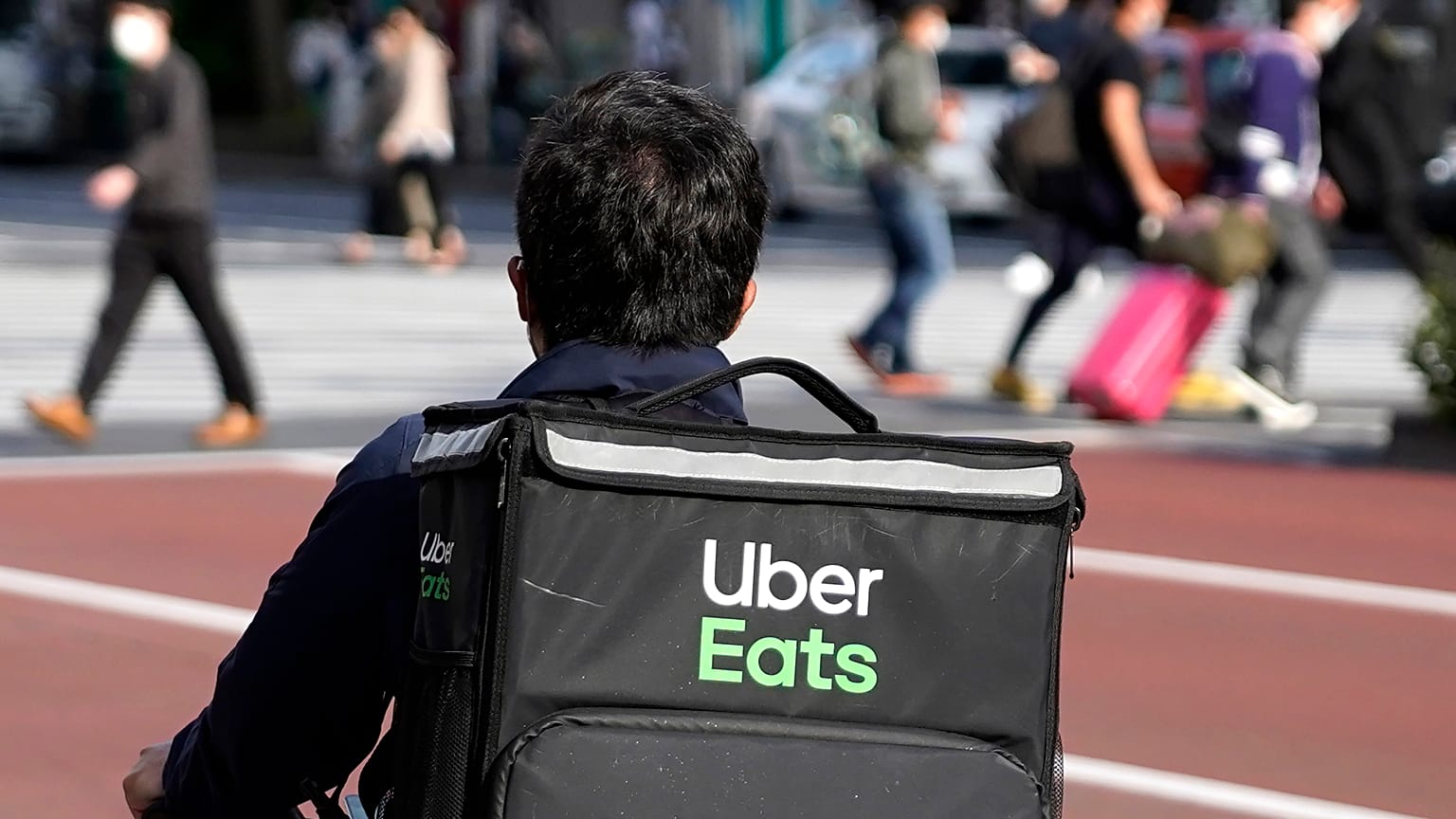 A Japanese court heard how an Uber Eats courier involved in a fatal accident was taking part in a timed challenge to make deliveries 