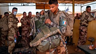Un militaire français de l'opération Barkhane, à Garo au Mali, le 9 juin 2021