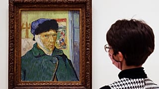 Das "Selbstportrait mit verbundenem Ohr" in der Londoner Courtauld Gallery im Somerset House