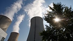 In this photo taken Sept. 27, 2011, some of the cooling towers of the Dukovany nuclear power plant rise high into the sky in Dukovany, Czech Republic