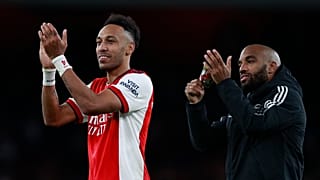 Aubameyang Ende 2021 im Trikot des FC Arsenal