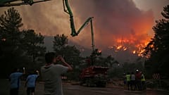 Yunanistan'daki orman yangınları