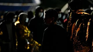 مجموعة من المهاجرين وصلوا إلى إيطاليا قادمين من ليبيا