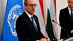 WHO-Regionaldirektor Hans Kluge bei einer Konferenz in Budapest, 21.04.2021