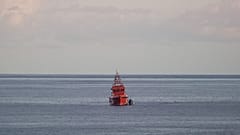 A Spanish maritime rescue vessel pictured near the port of Los Cristianos on the island of Tenerife.