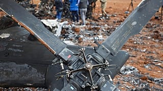 Abgestürzter US-Helikopter bei Militäroperation bei Afrin in Syrien