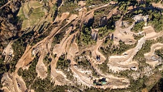 Minas de lítio a céu aberto em Covas do Barroso, concelho de Boticas
