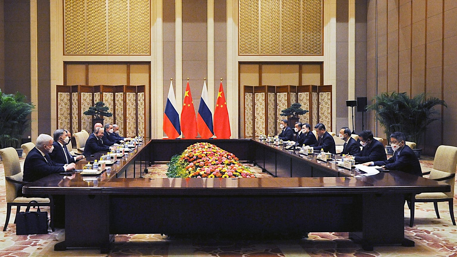 Встреча лидеров России и Китая