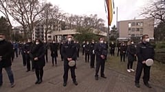 Schweigeminute für getötete Polizisten