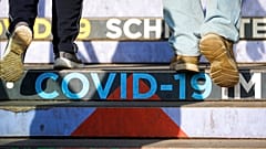Treppe in Wien in Österreich