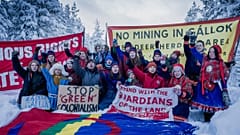 Thunberg protestiert mit indigener Minderheit gegen Eisenerzmine
